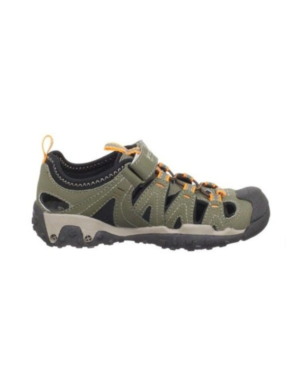 Sperry Top-Sider Kids Boys Wet Tech Closed-Toe Fisherman Sandal Oliver Green 11W - Picture 4 of 16